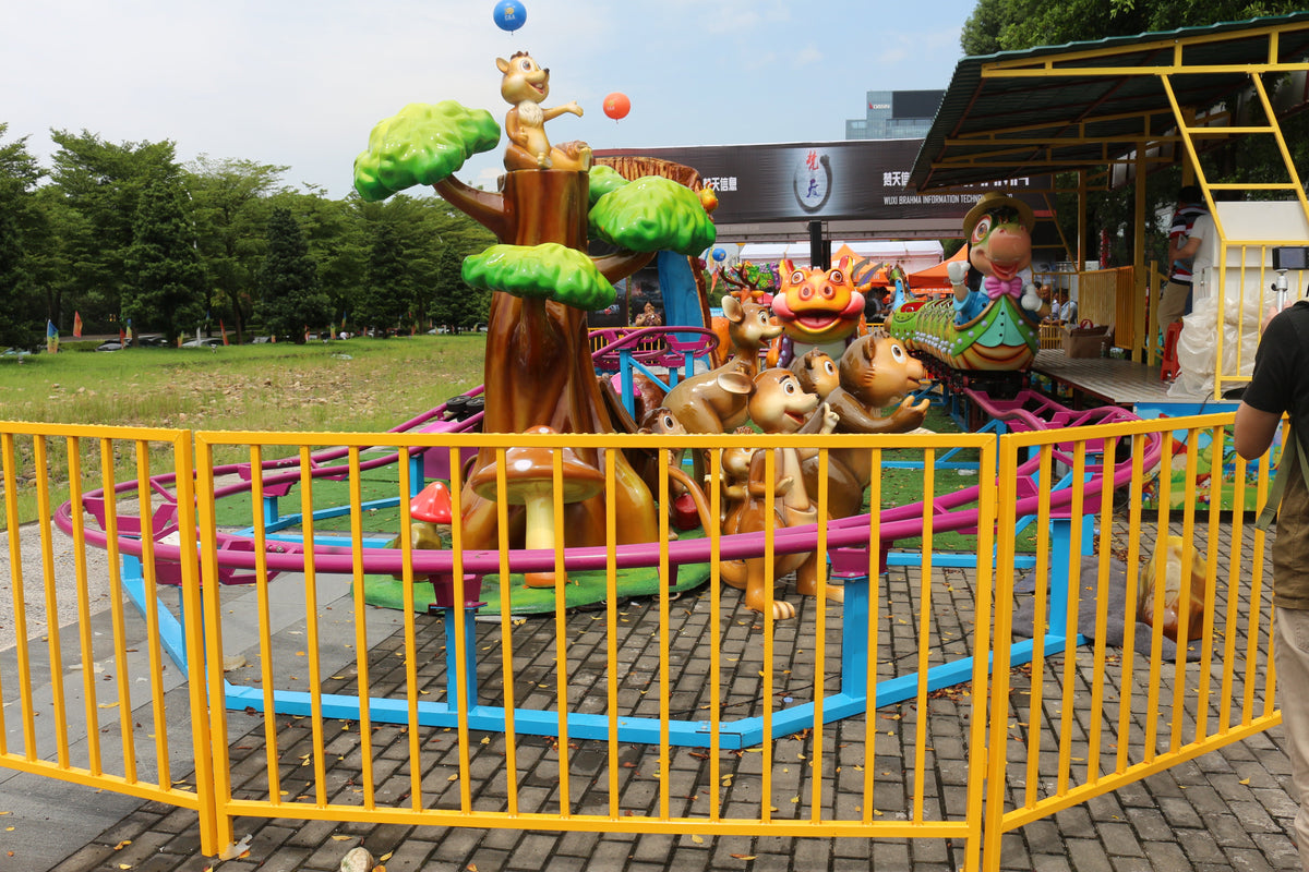 Mini Track Train Fruit Worm Roller Coaster