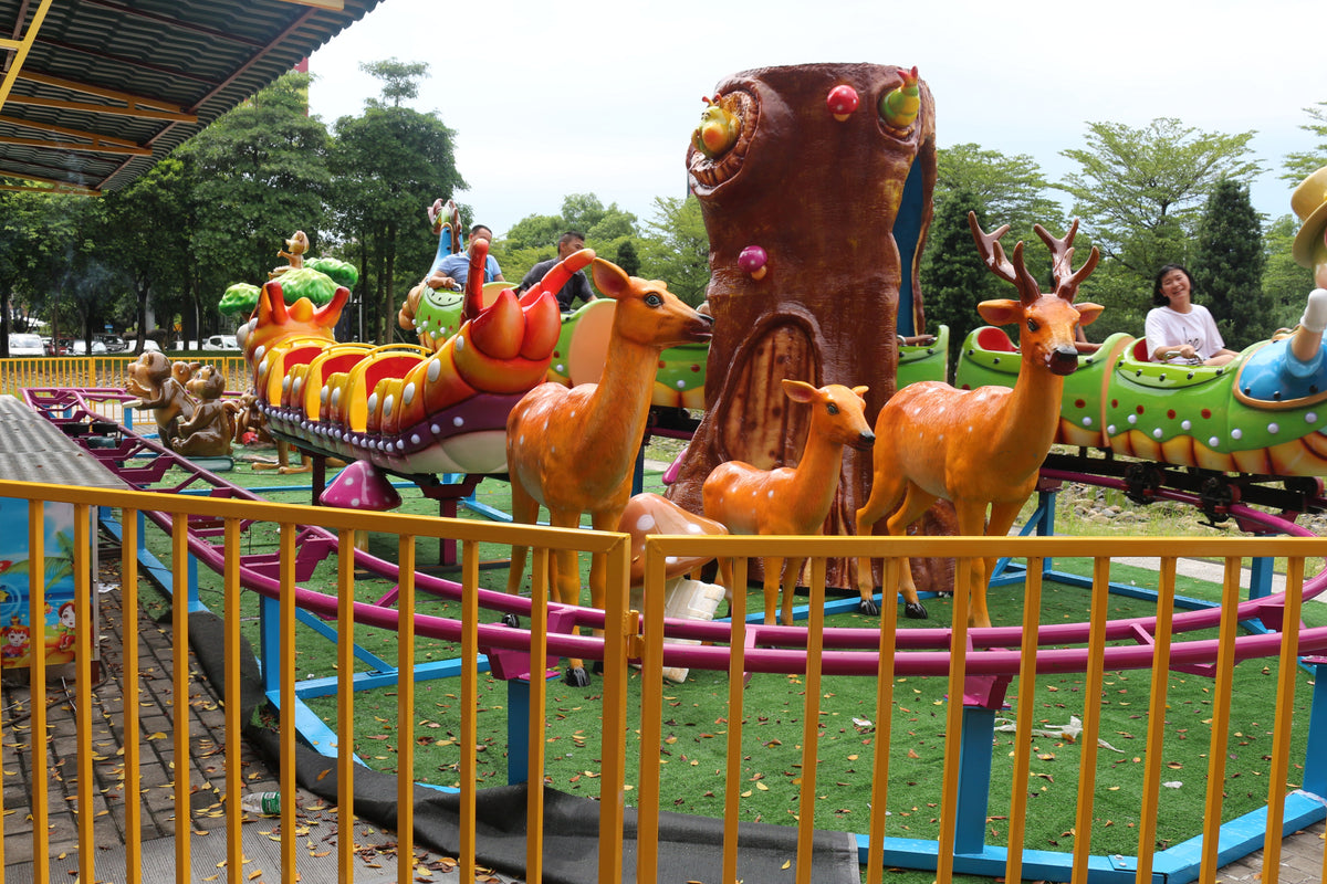 Mini Track Train Fruit Worm Roller Coaster
