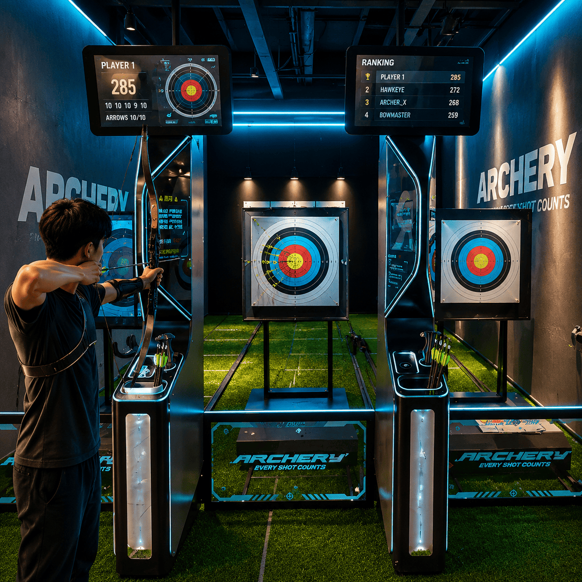 Digital Archery Simulator commercial digital sports equipment image 3