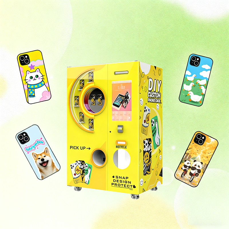 Precision Engineering Error-Proof System DIY Phone Case Vending Machine for Young People