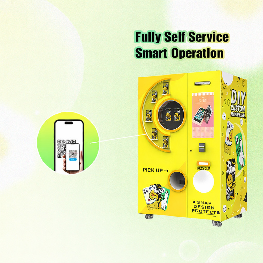 Precision Engineering Error-Proof System DIY Phone Case Vending Machine for Young People