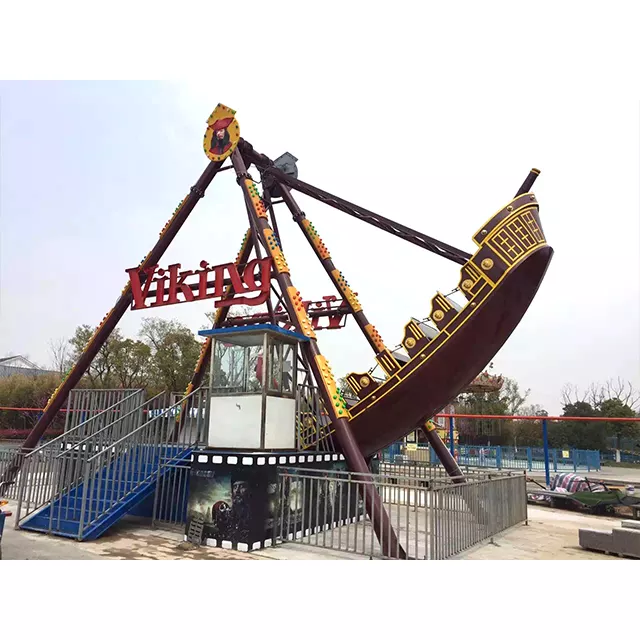 Excited Viking Boat