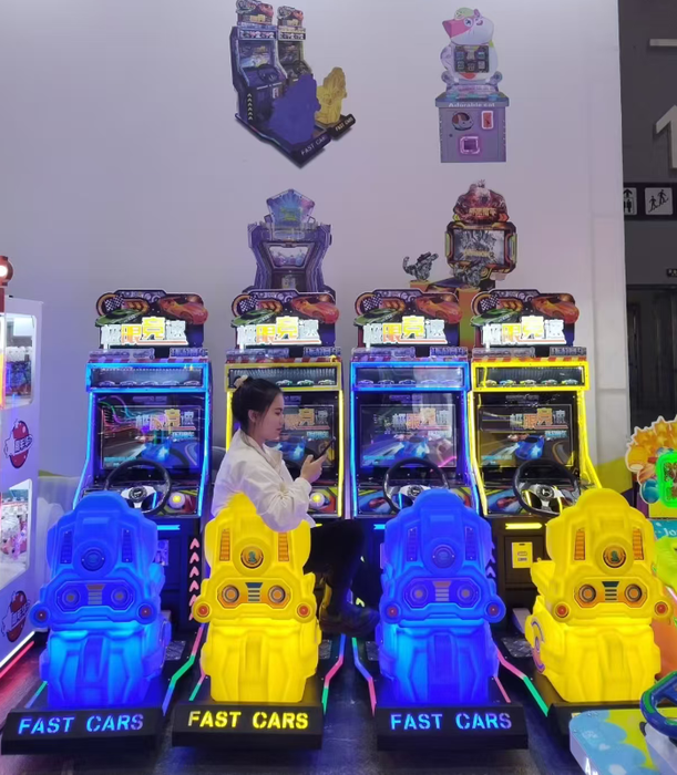 Kid Racing Car Arcade Machine Fun Coin Operated Kids' Games Sale for Children