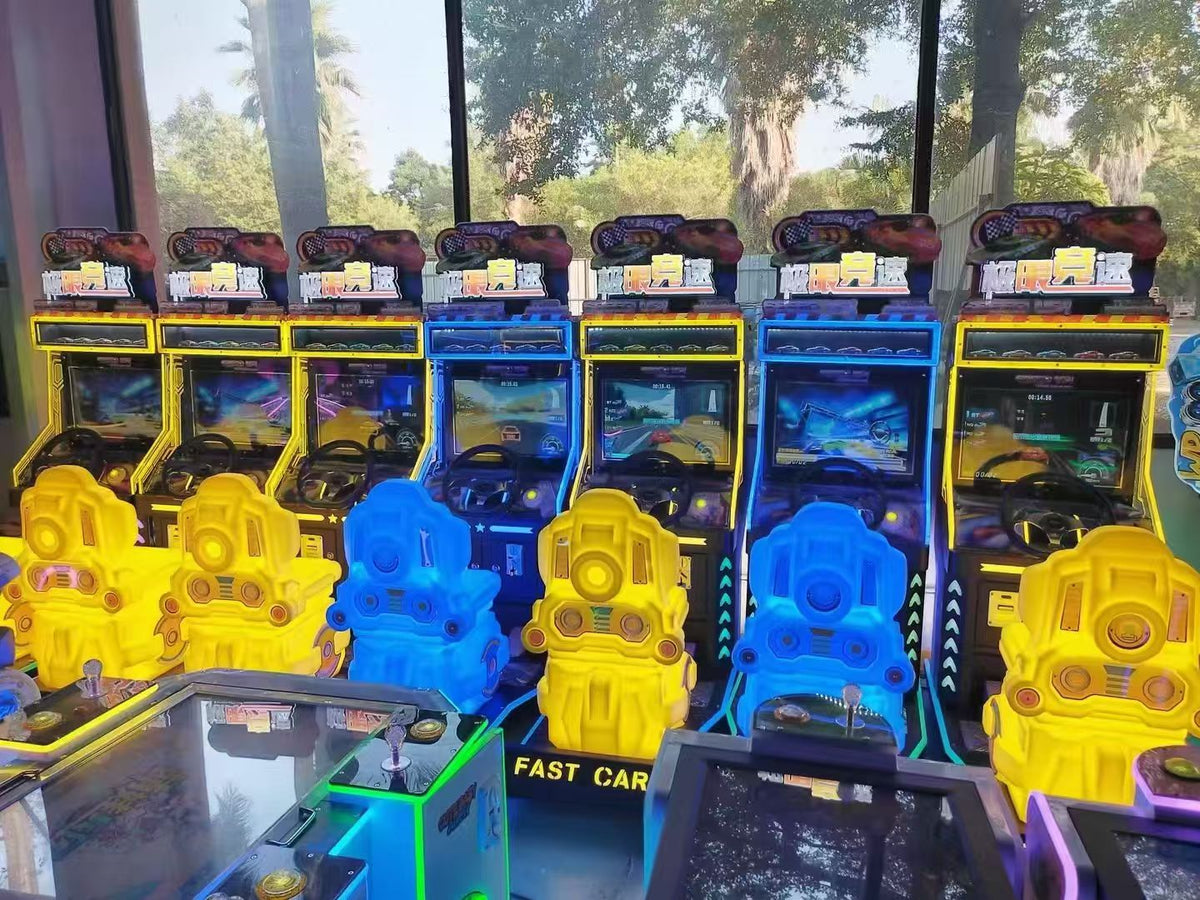 Kid Racing Car Arcade Machine Fun Coin Operated Kids' Games Sale for Children