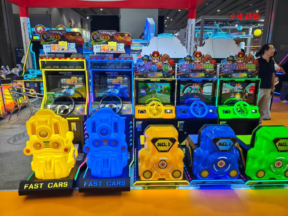 Kid Racing Car Arcade Machine Fun Coin Operated Kids' Games Sale for Children