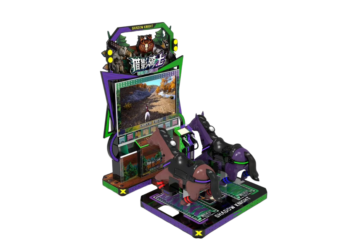 2 Player Coin-Operated Racing Game Shadow Hunter Knight 1-Year Warranty Arcade Product