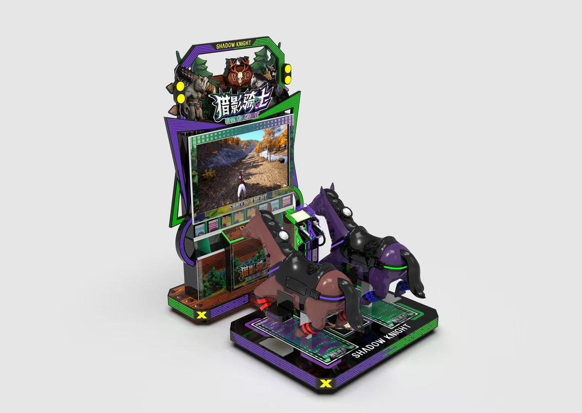 2 Player Coin-Operated Racing Game Shadow Hunter Knight 1-Year Warranty Arcade Product