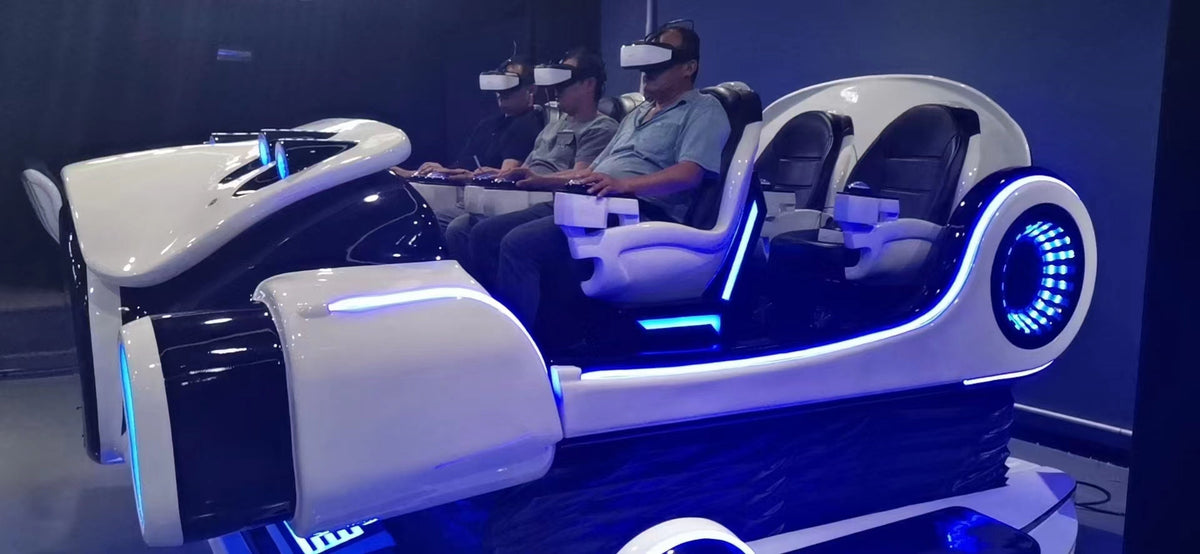 Family Six-Seat VR Cinema Racing Car