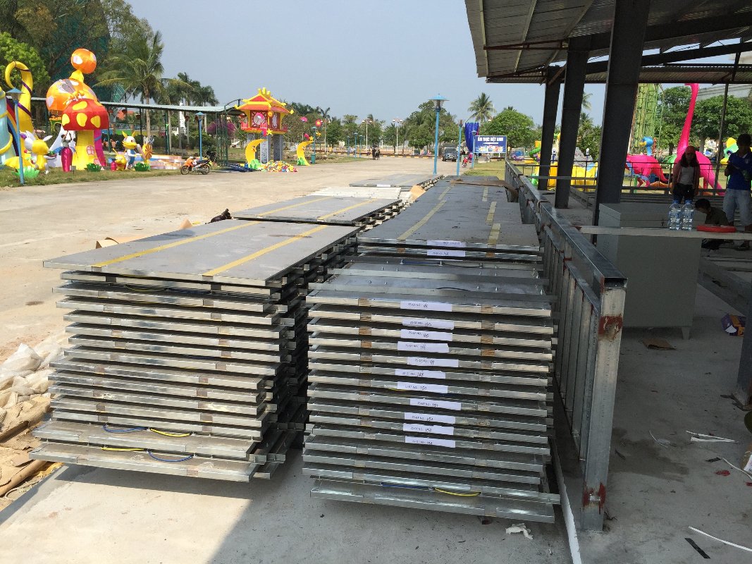 Stainless Steel Bumper Car Floor