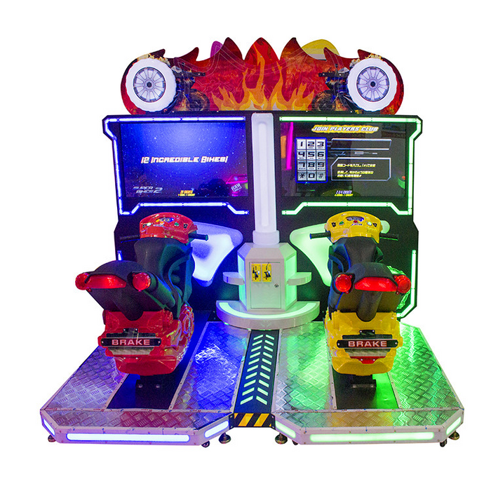 Racing Simulator Game Console - Double Players Motorcycle Racing Simulator Arcade Game Machine