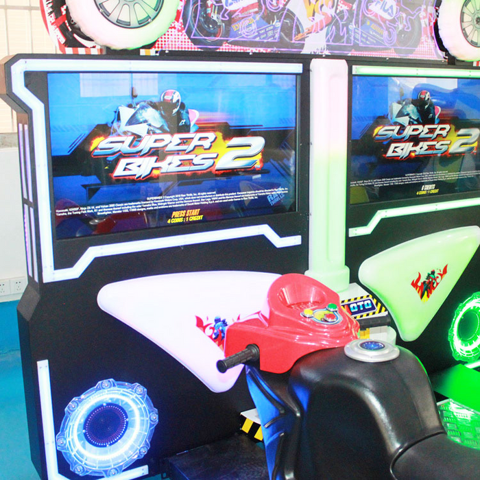 Double Players Motorcycle Racing Simulator Arcade Game Machine