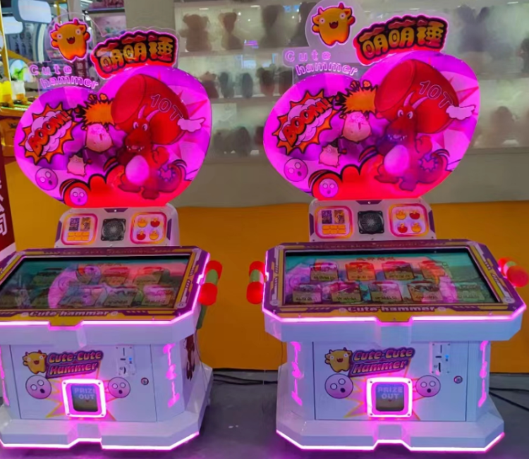 Hammer Hitting Video Games Amusement