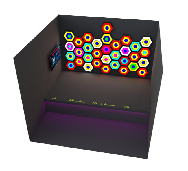Interactive Throwing Wall Game commercial active gaming equipment image 2