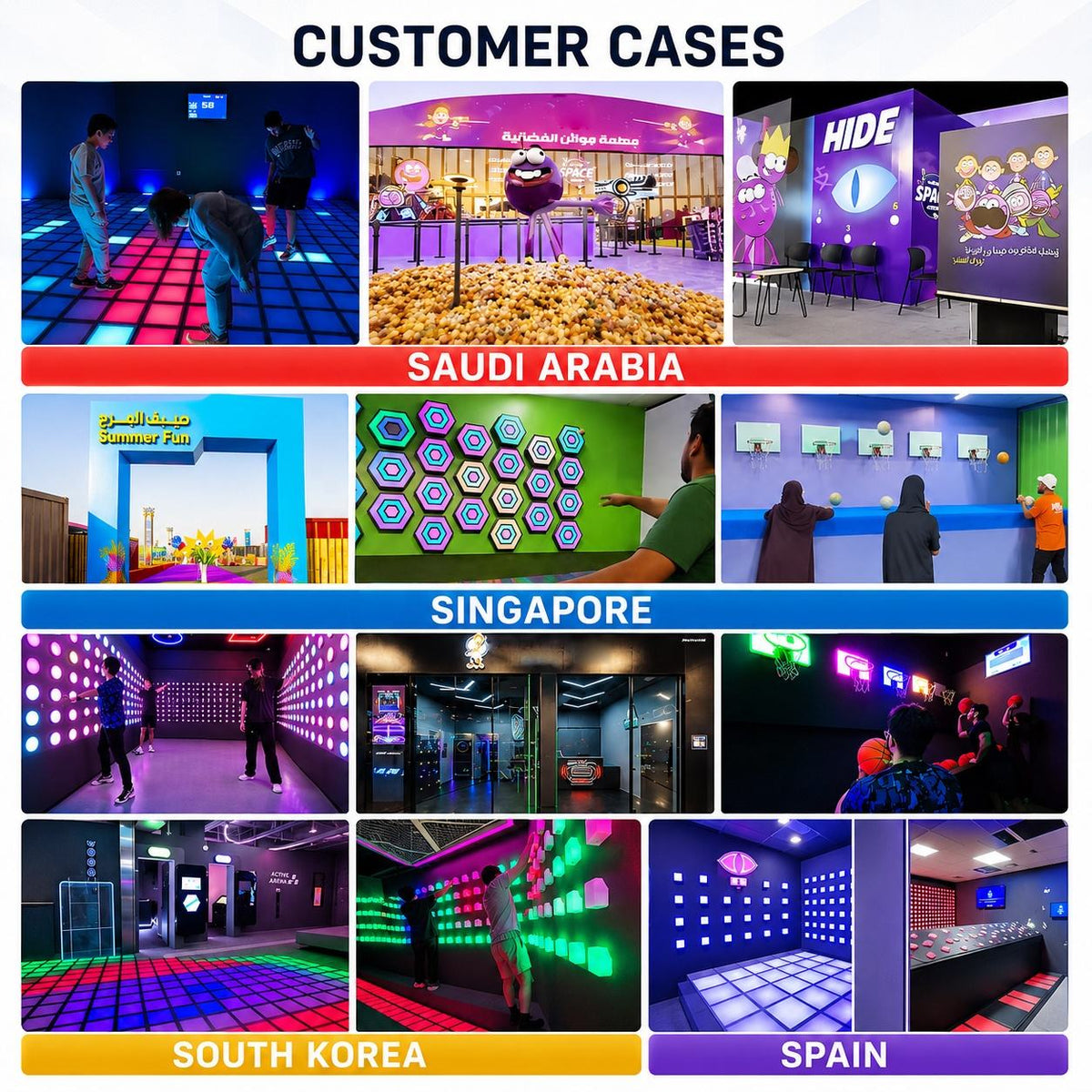 Interactive LED Floor Game commercial active gaming equipment image 8