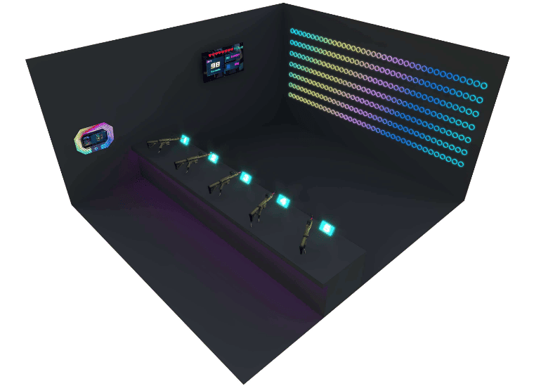 Interactive Laser Shooting Game commercial active gaming equipment image 5
