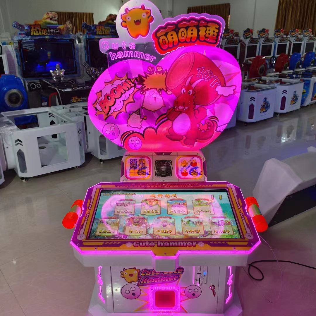 Hammer Hitting Video Games Amusement