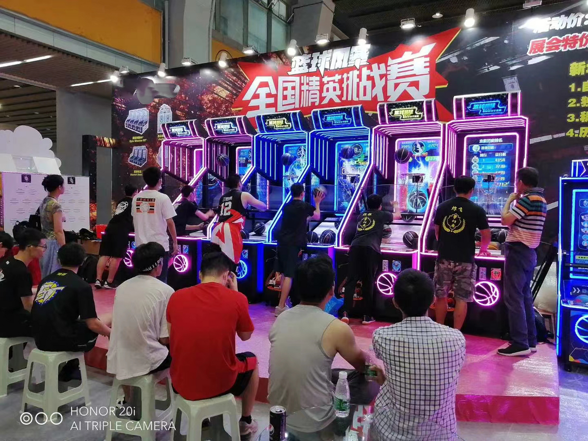 Basketball arcade game machine folding coin operated games basketball Shooting Basketball Game machine for sale