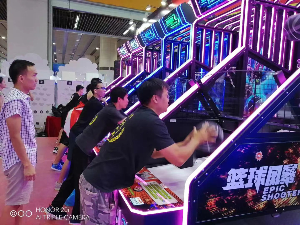 Basketball arcade game machine folding coin operated games basketball Shooting Basketball Game machine for sale
