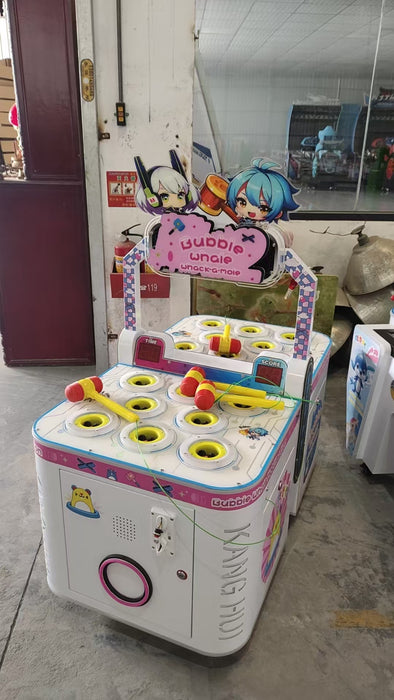 Interactive Kids Coin-Operated Hamster Hitting Arcade Machine - Fun Hammer Game for Game Zone