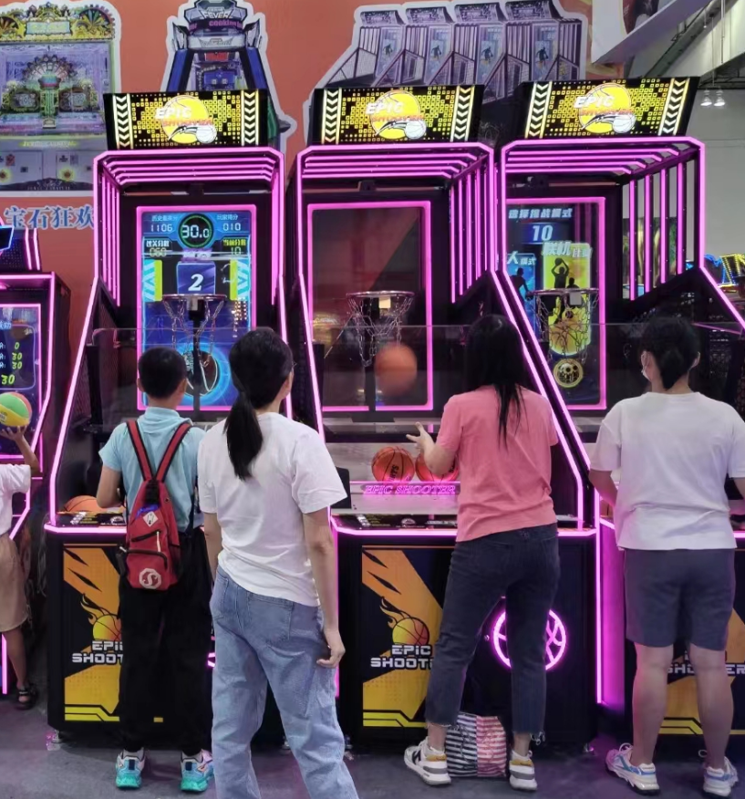 Basketball arcade game machine folding coin operated games basketball Shooting Basketball Game machine for sale