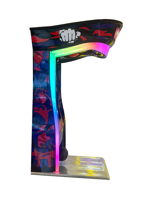 Boxer punching and kicking game machine