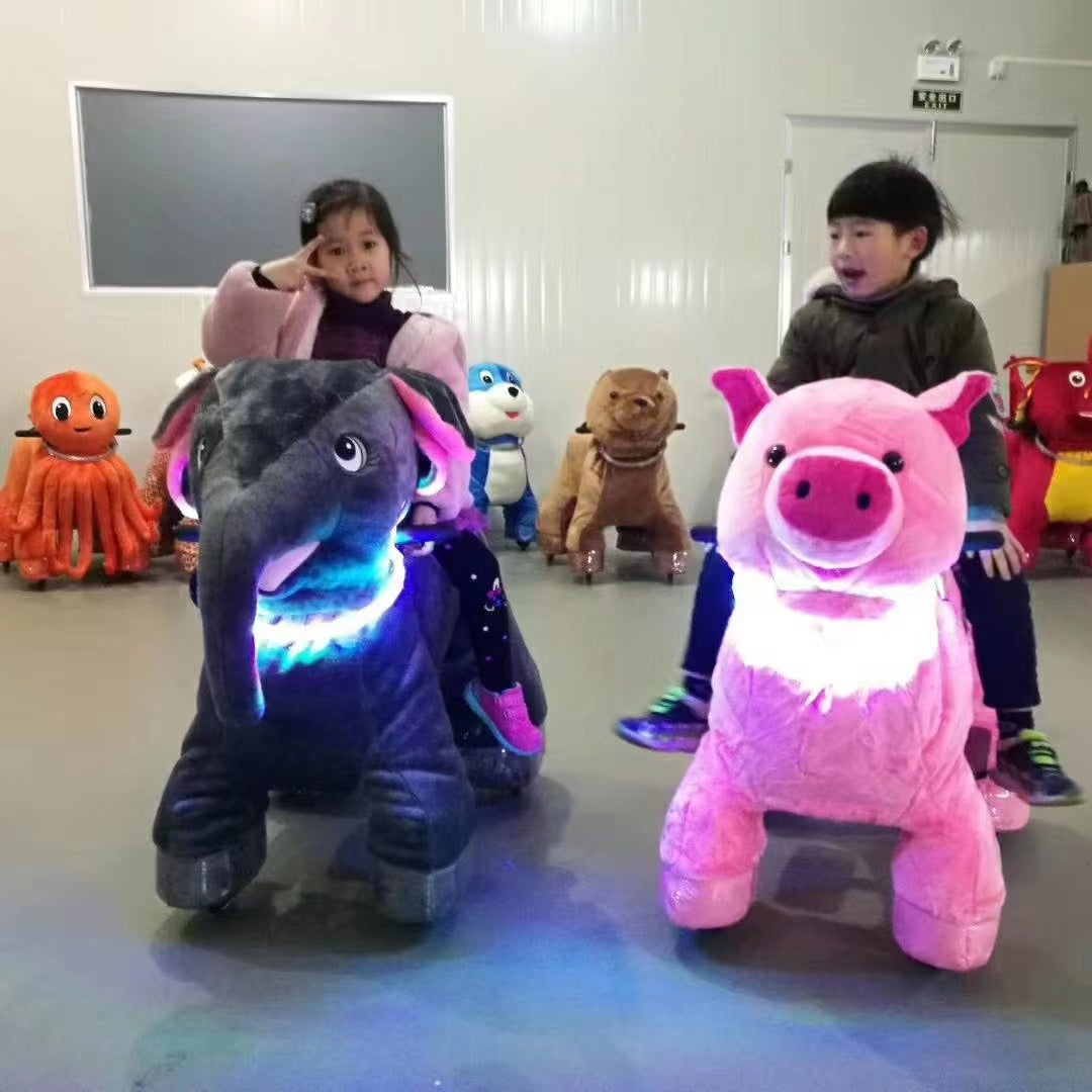 Remote Control Plush Animal Car