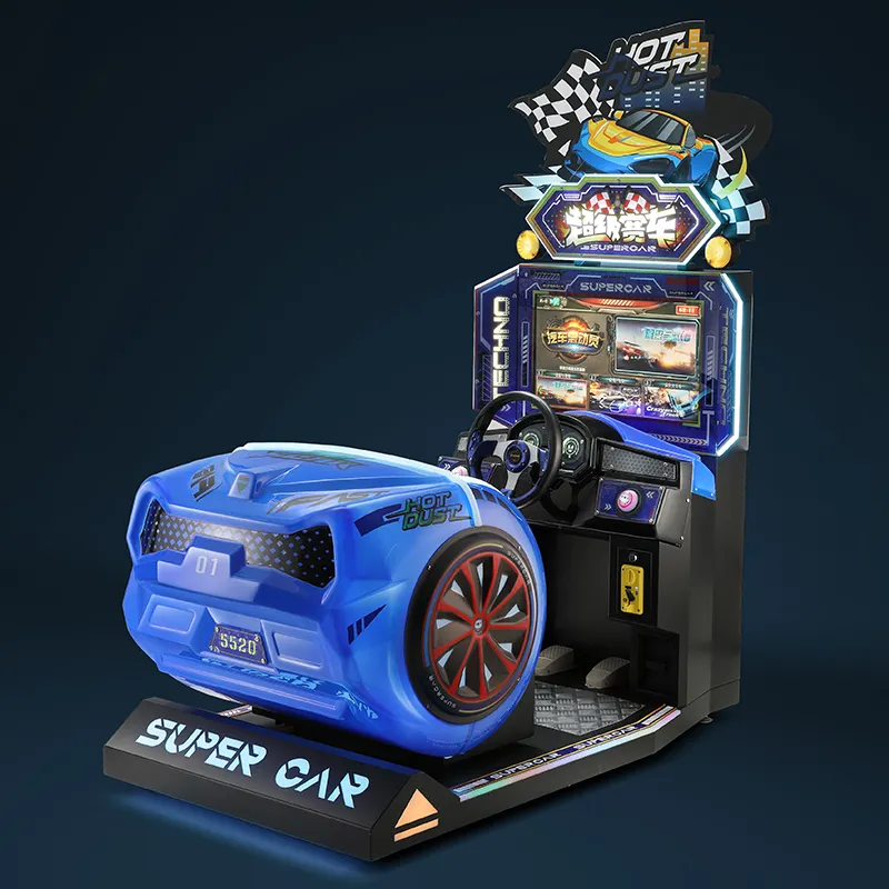 Competitive 3D Driving Racing Arcade Game Machine for Kids