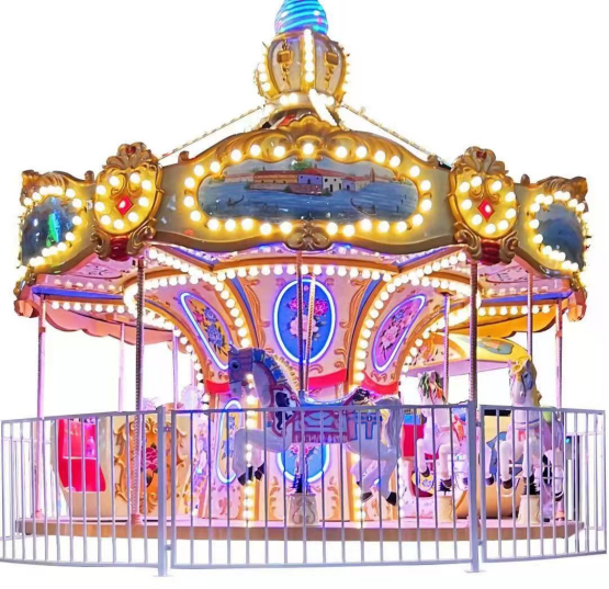 12-Seat Artistic Carousel