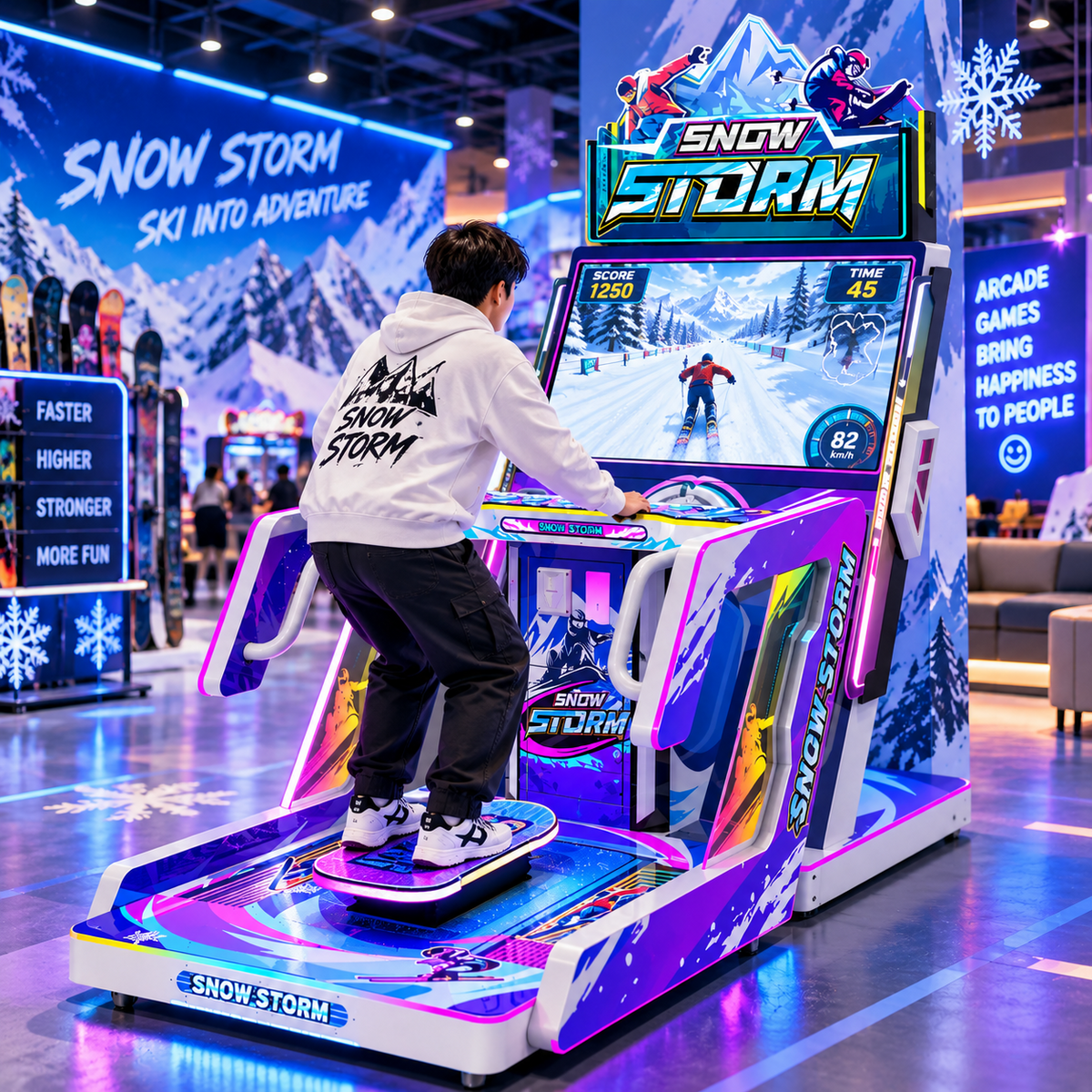 Arcade Ski Simulator commercial digital sports equipment image 3