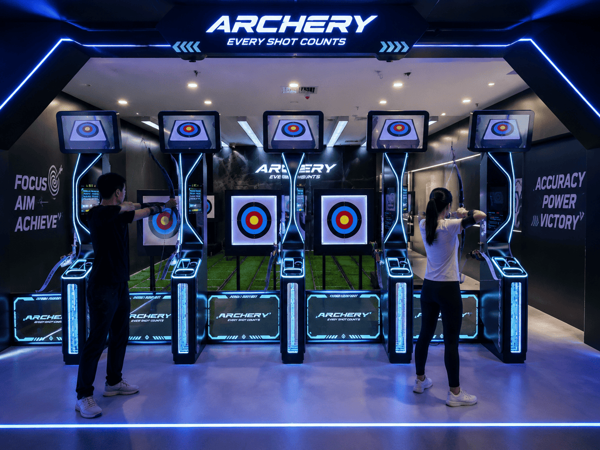 Digital Archery Simulator commercial digital sports equipment image 1