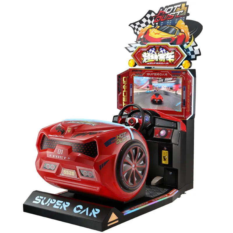 Competitive 3D Driving Racing Arcade Game Machine for Kids
