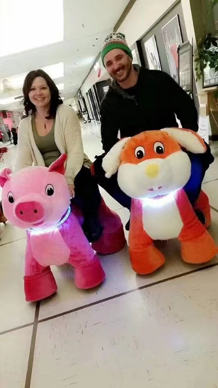 Remote Control Plush Animal Car