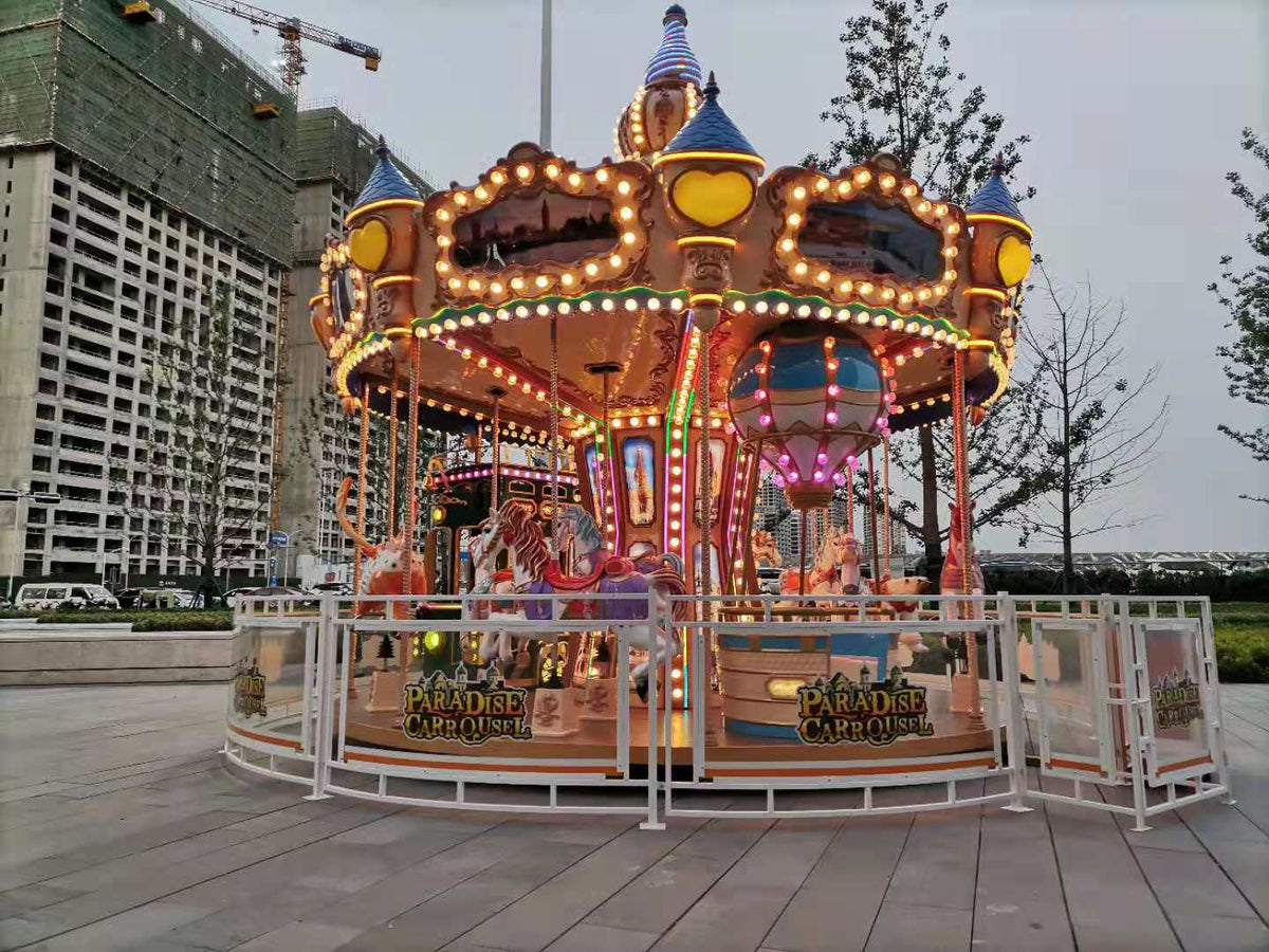 12-Seat Artistic Carousel