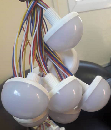 Amusement Equipment Decorates With LED Lights