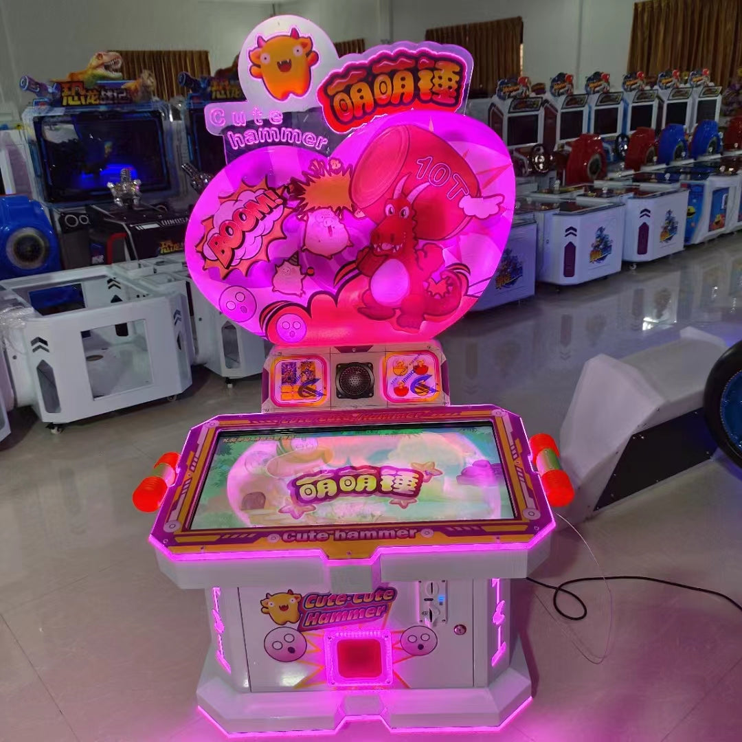 Hammer Hitting Video Games Amusement