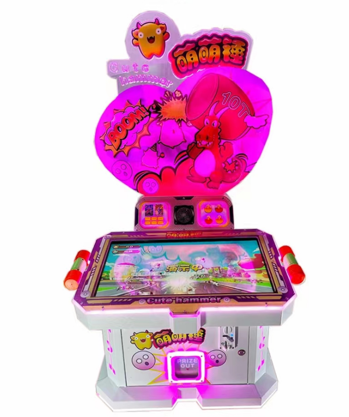 Hammer Hitting Video Games Amusement