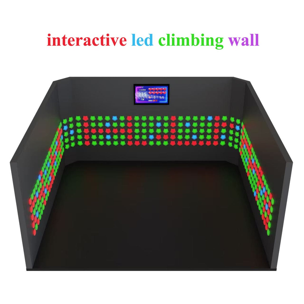 Interactive Climbing Wall commercial active gaming equipment image 5