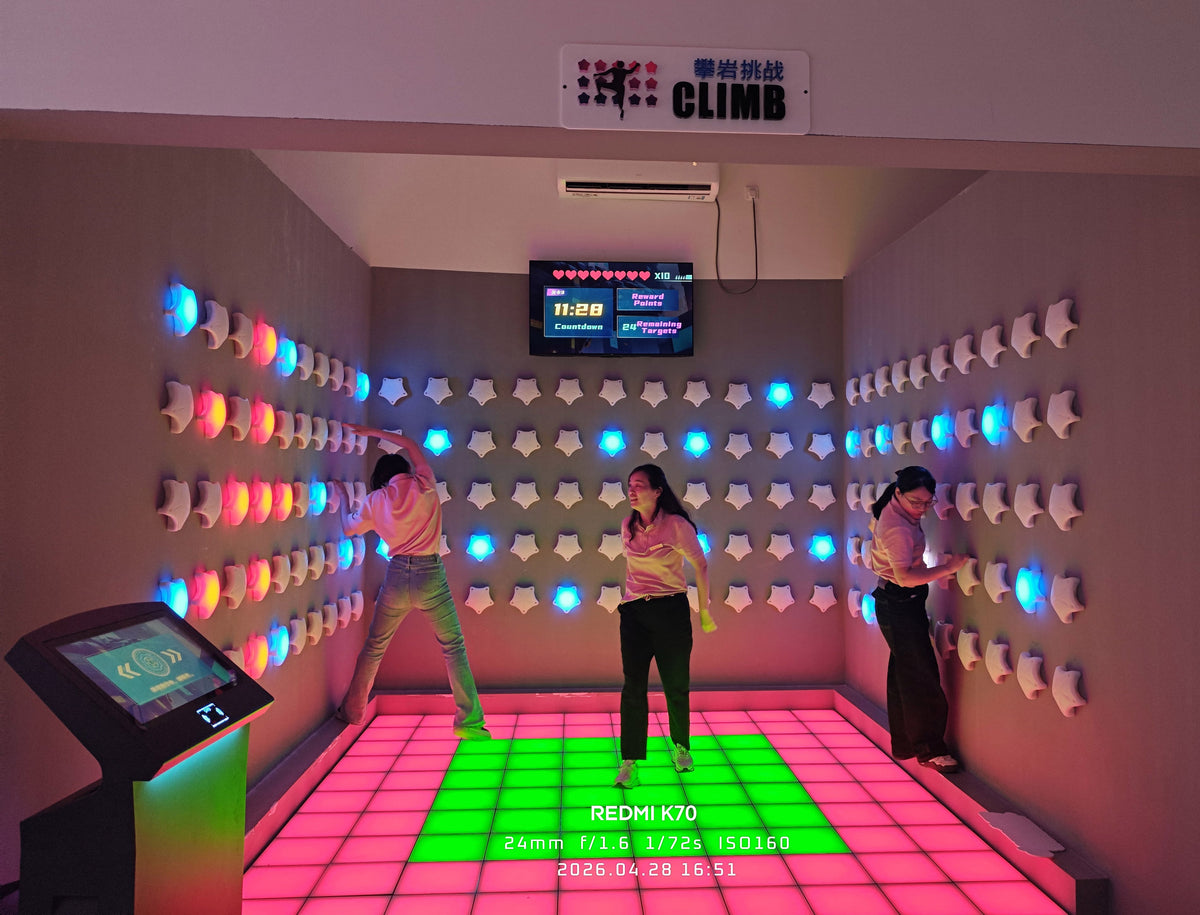 Interactive Climbing Wall commercial active gaming equipment image 6