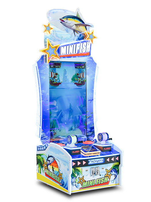 Mini Fish Coin-Operated Interactive Fish Exchange Arcade Entertainment Machine Iron Material Video Fishing Game