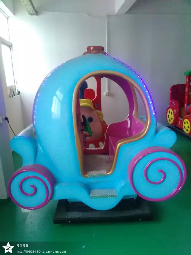 Cute princess kiddie ride car