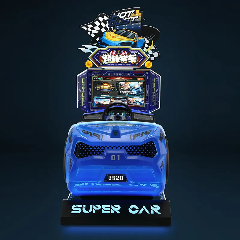 Competitive 3D Driving Racing Arcade Game Machine for Kids