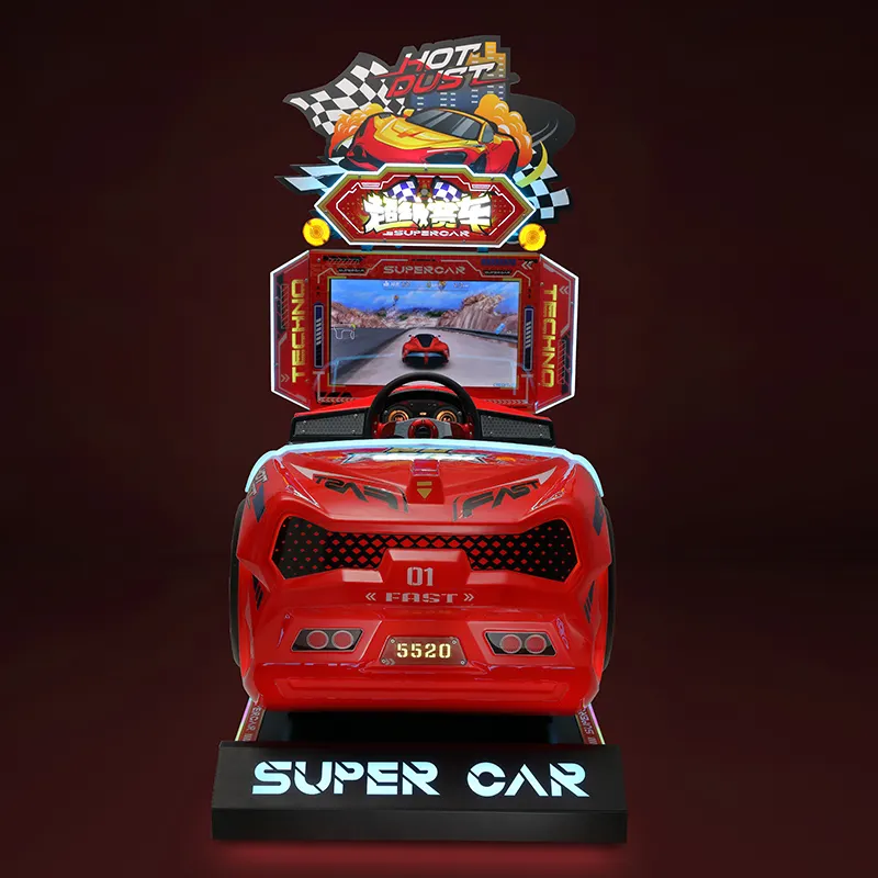 Competitive 3D Driving Racing Arcade Game Machine for Kids