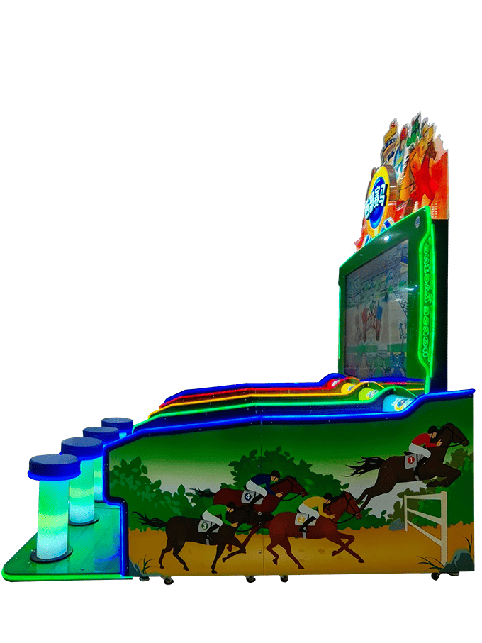 3D Simulation 4-person Horse Racing Game Machine Designed for Players of All Ages