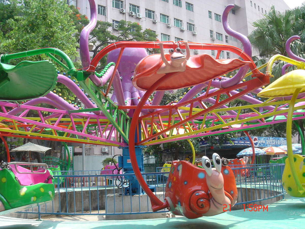 24-Seat Snail Double Flying Chair