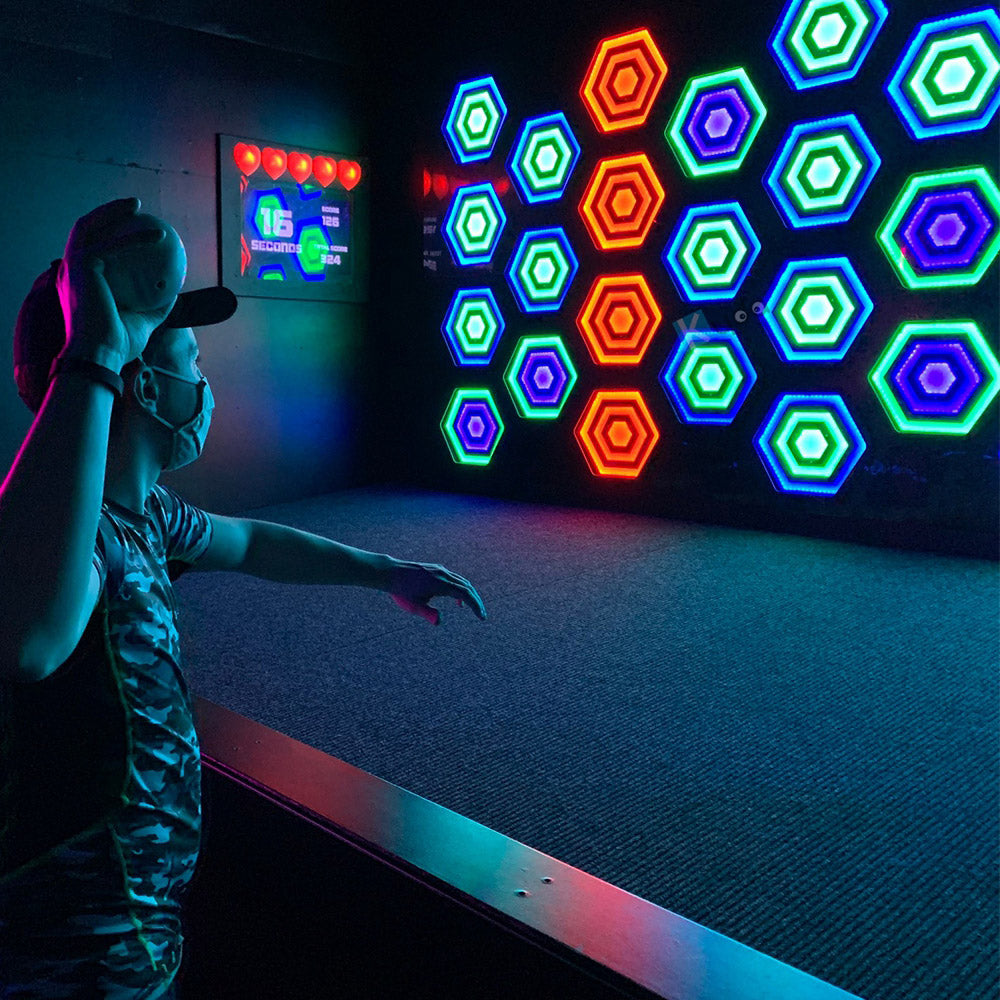 Interactive Throwing Wall Game commercial active gaming equipment image 1
